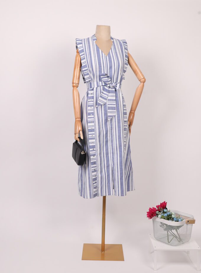 striped rapid dress